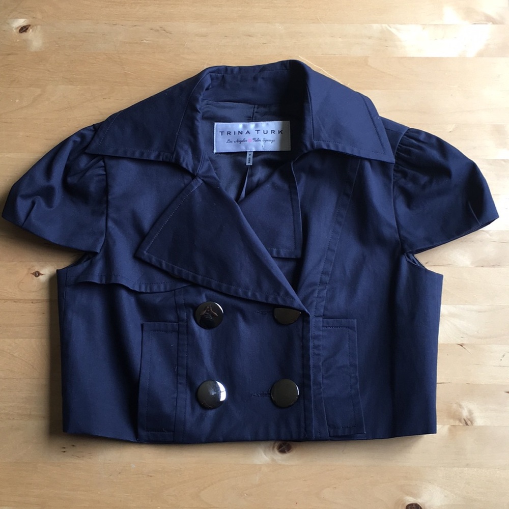 Trina Turk Crop Jacket